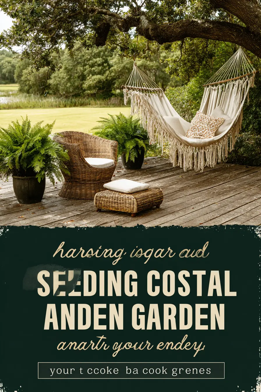 Hammock Haven in a Coastal Garden