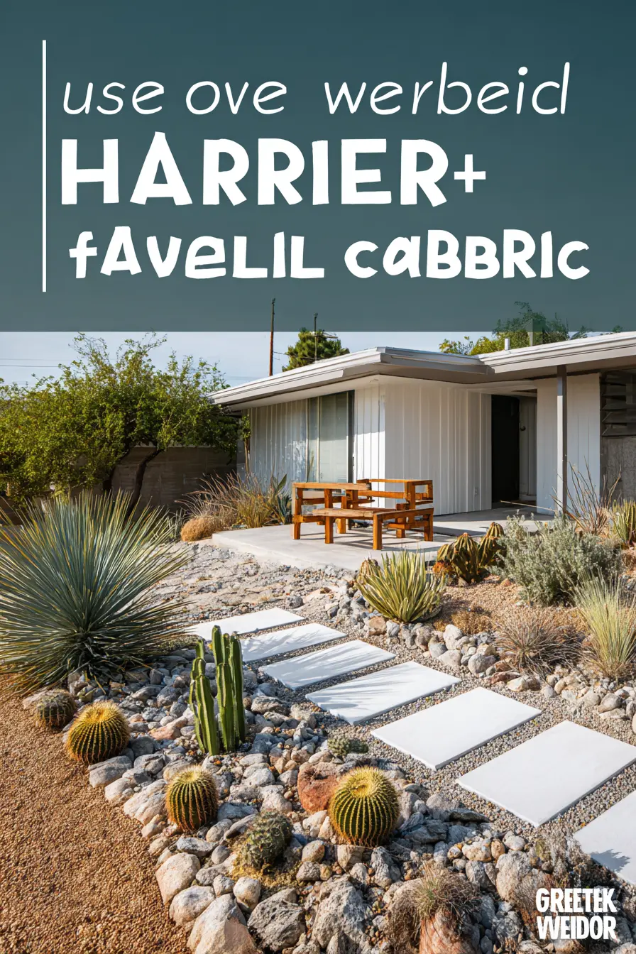 Desert Garden with Modern Flair