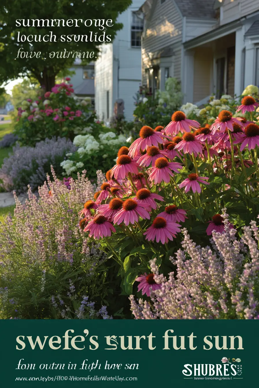 Coneflower Shrubs for Sun-drenched Gardens