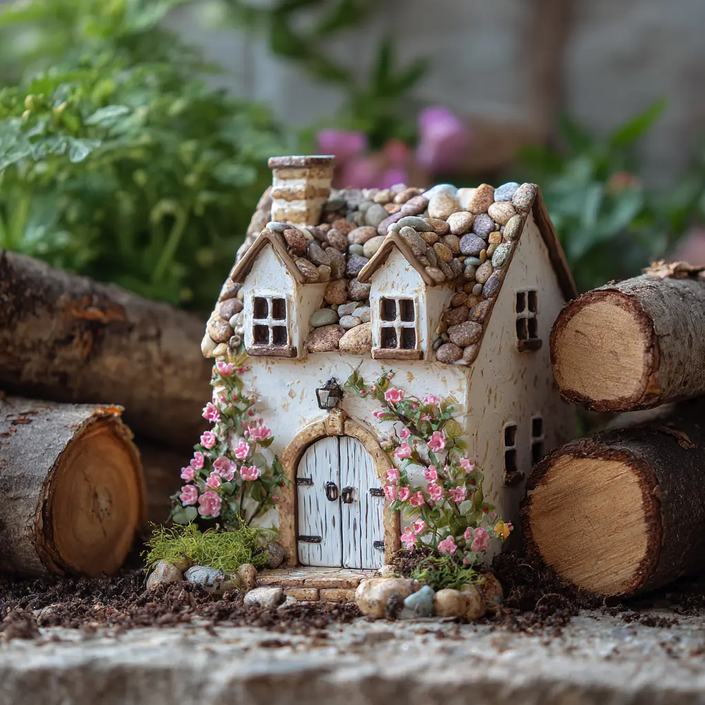 Pebble Roof Fairy Cottage