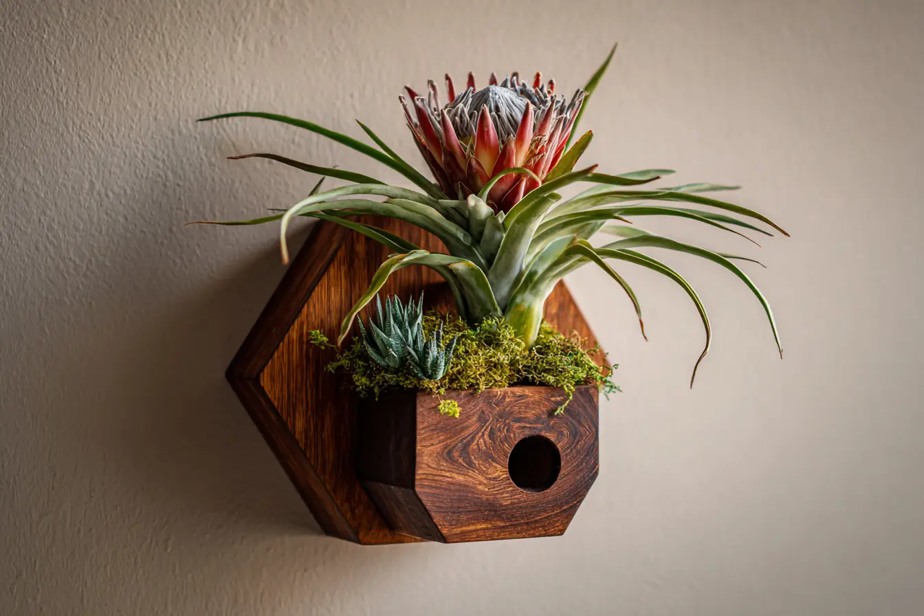 Geometric Wall Planter Garden