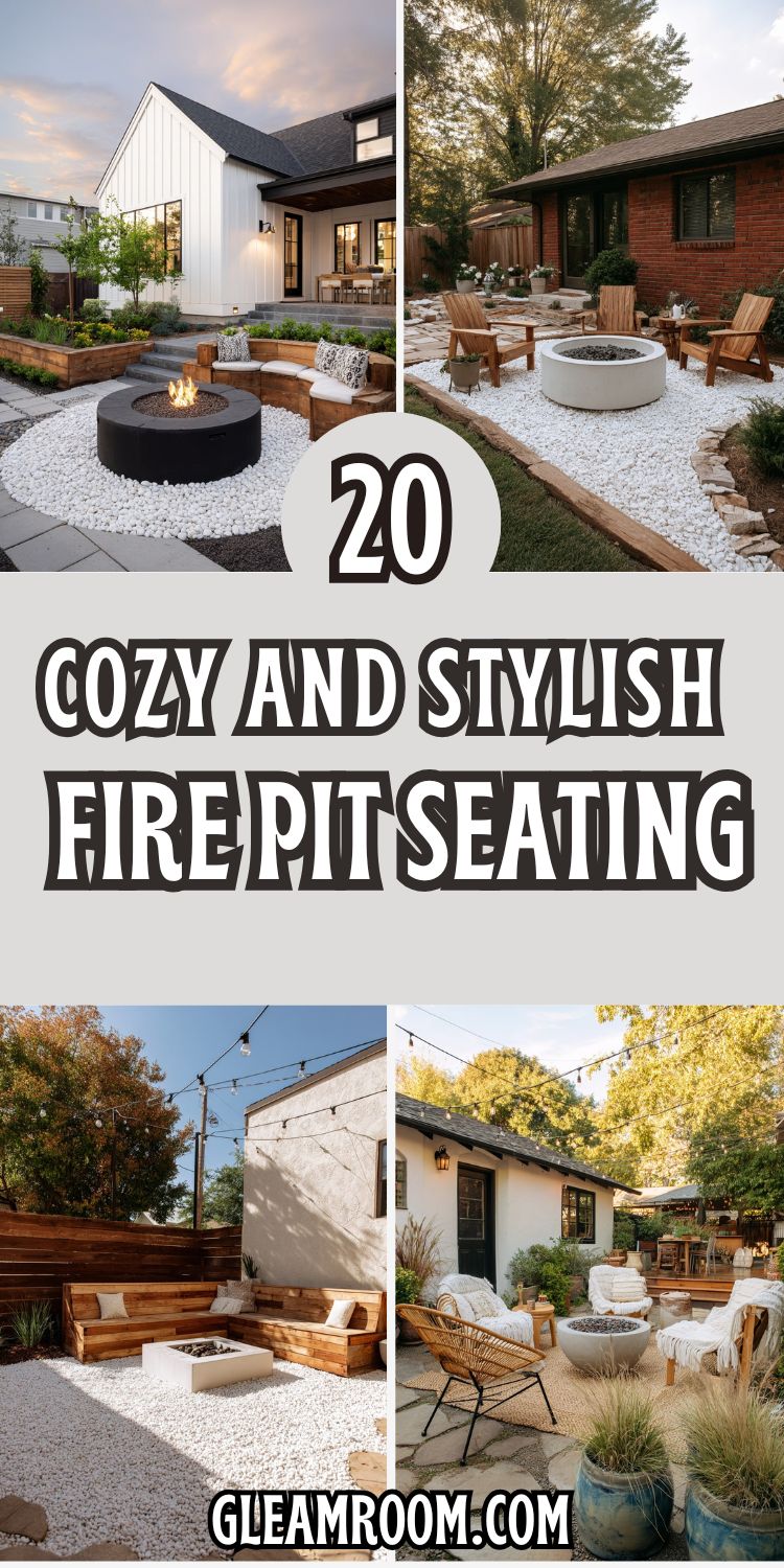 20 Cozy and Stylish Fire Pit Seating Solutions
