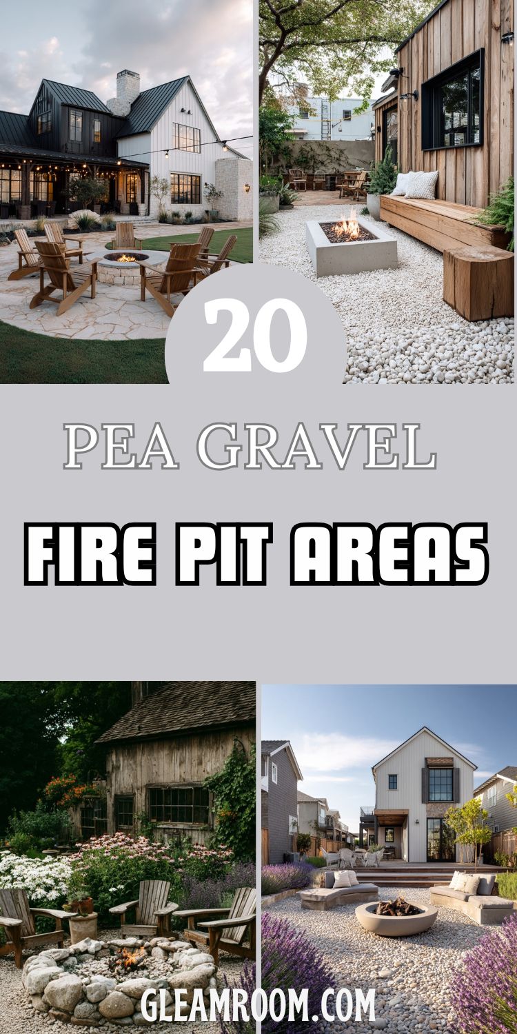20 Pea Gravel Fire Pit Areas Perfect for Cozy Gatherings