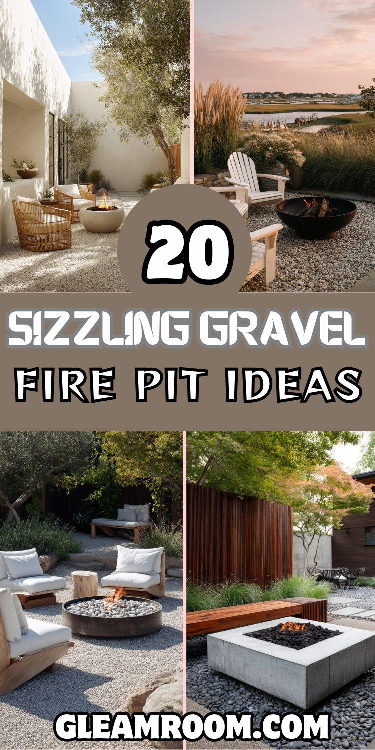 20 Sizzling Gravel Fire Pit Ideas to Ignite Your Backyard