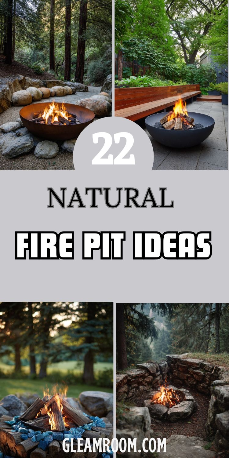 22 Natural Fire Pit Ideas to Transform Your Backyard Oasis