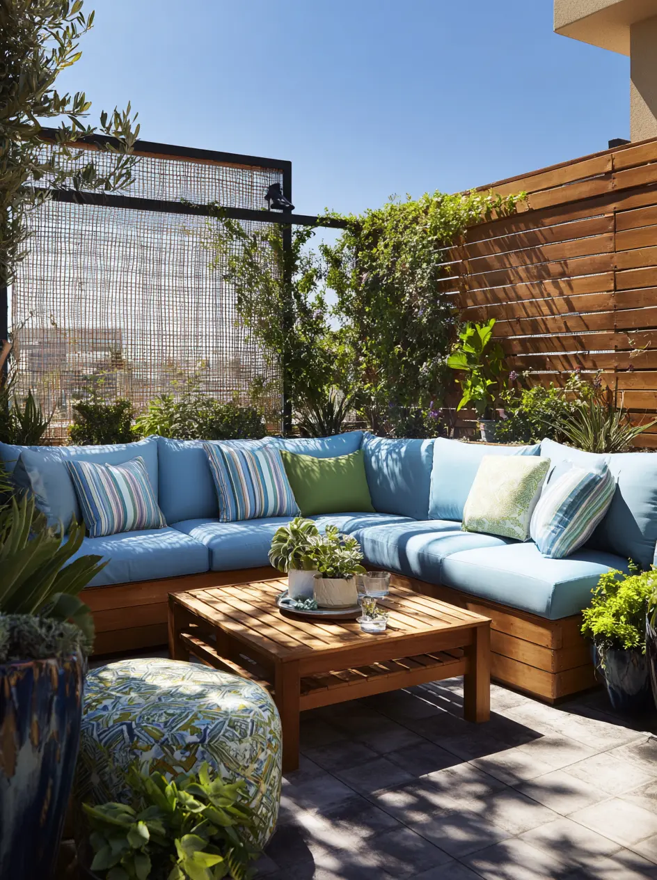 Relaxing Patio Lounge Corner