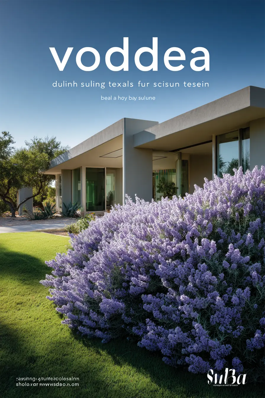 Texas Sage Shrubs for Sunlit Beauty