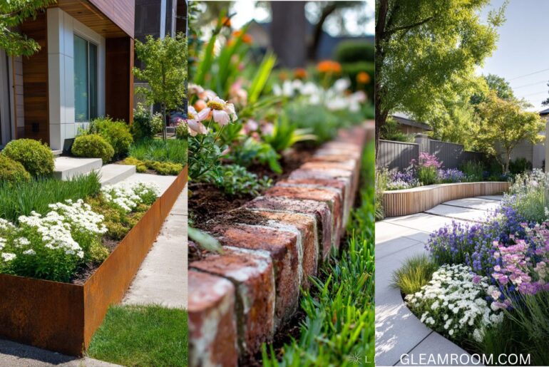 34 Flower Bed Edging Ideas That’ll Complete Your Borders
