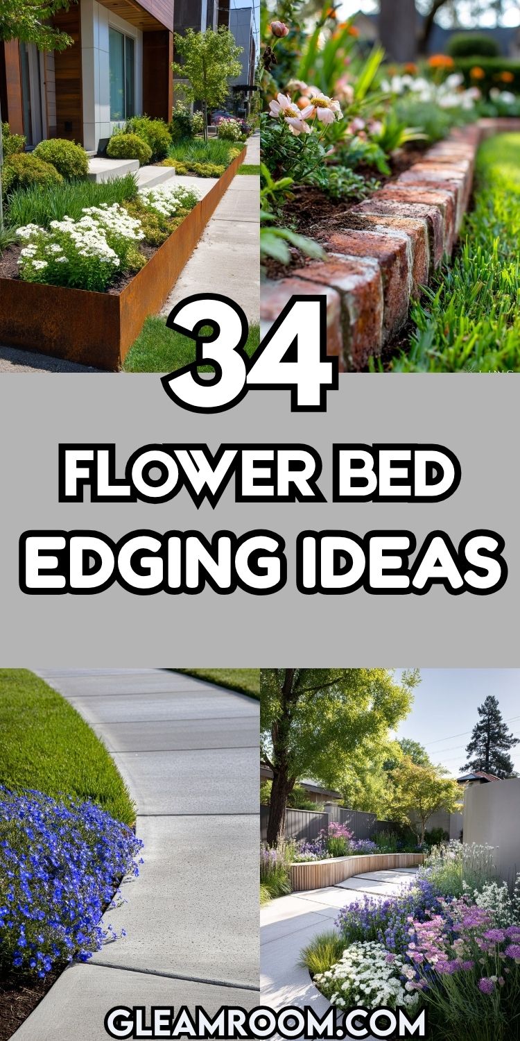 34 Flower Bed Edging Ideas That’ll Complete Your Borders