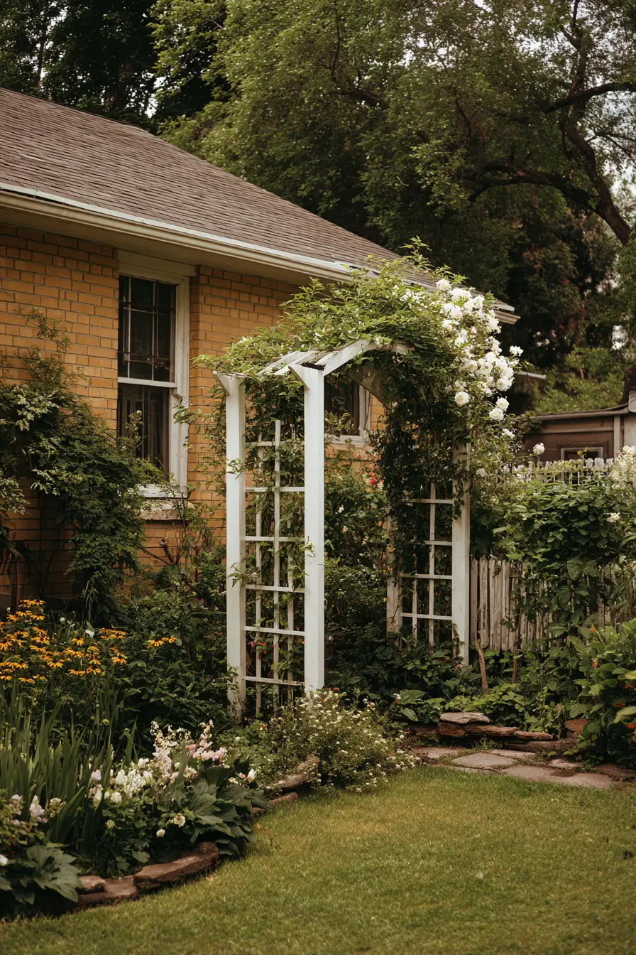 Welcoming Garden Archway