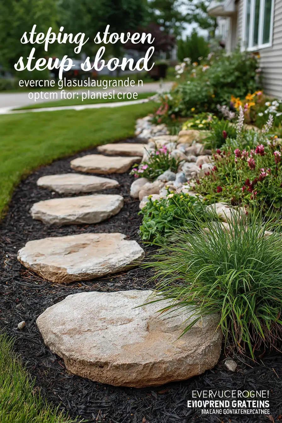 Stepping Stone Path with Natural Charm