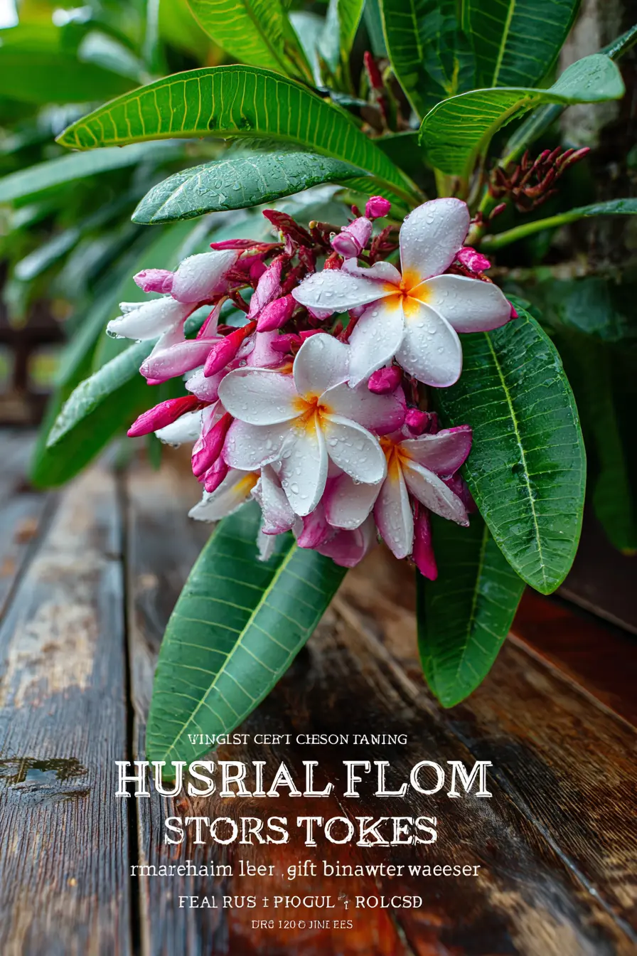 Frangipani Blooms