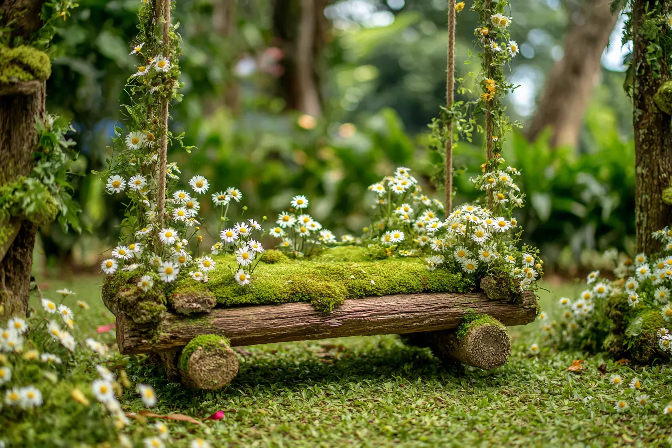 Daisy Swing Fairy Garden