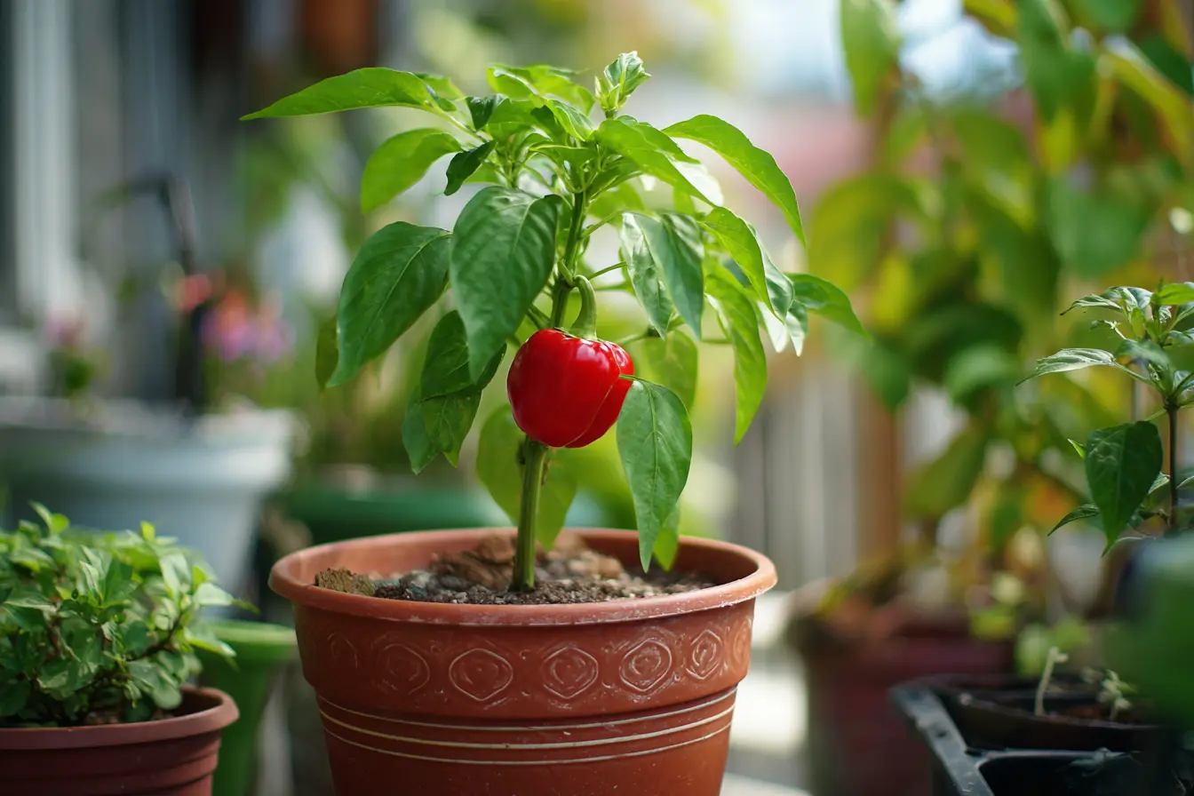 Container Size Matters for Peppers
