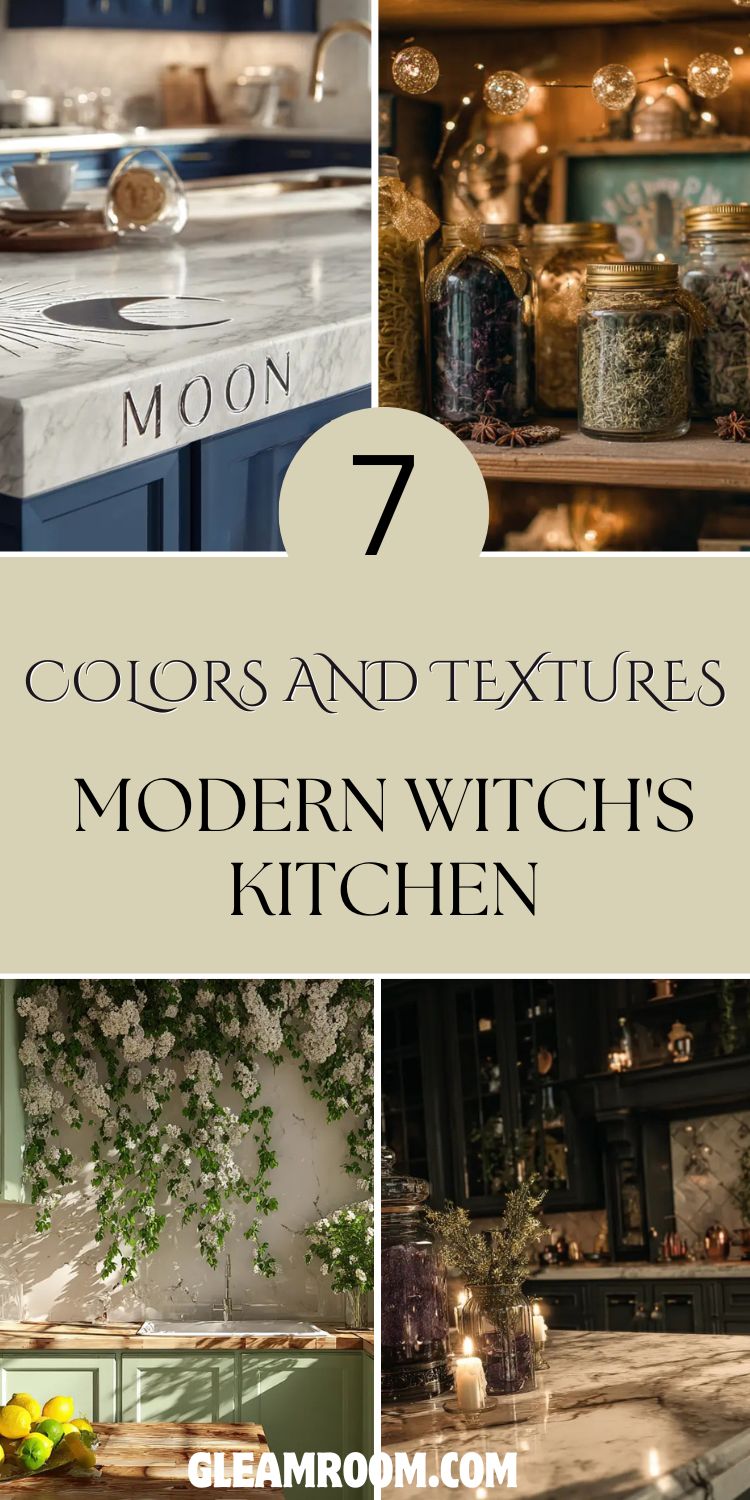 7 Colors and Textures to Achieve the Modern Witch's Kitchen