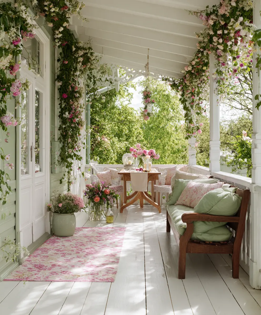 Adorn Outdoor Walls with Cascading Flowers