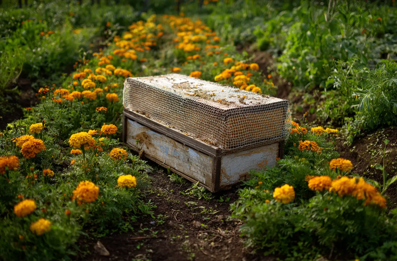 Beekeeping Among Bright Blooms