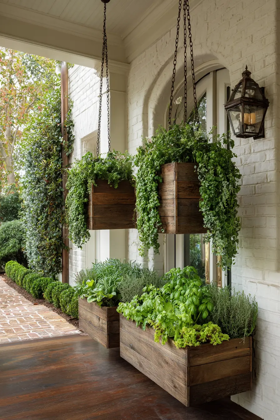 Rustic Planters for Fresh Herbs