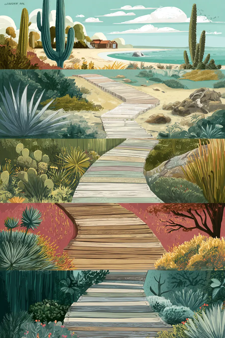 Coastal Boardwalk Pathway