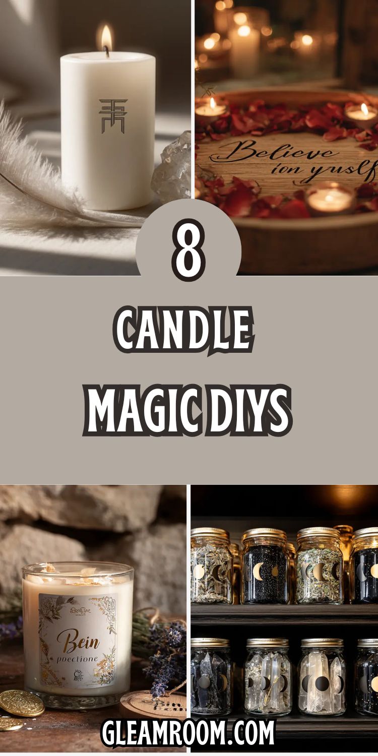 8 Candle Magic DIYs That Double as Mystical Decor