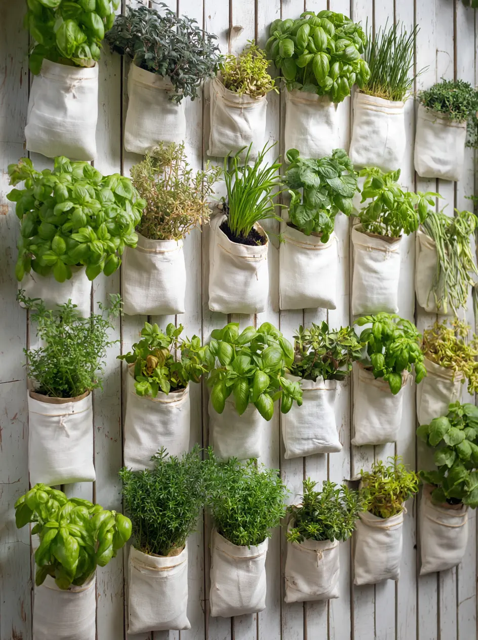 Fabric Pocket Wall Garden