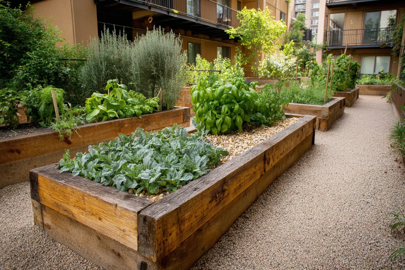 Urban Raised Garden Beds for a Productive Space