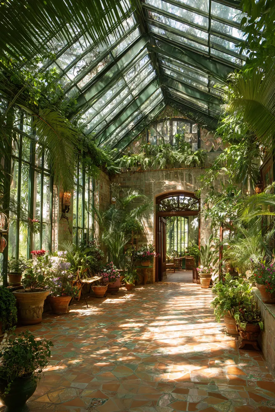 Elegant Conservatory Greenhouse