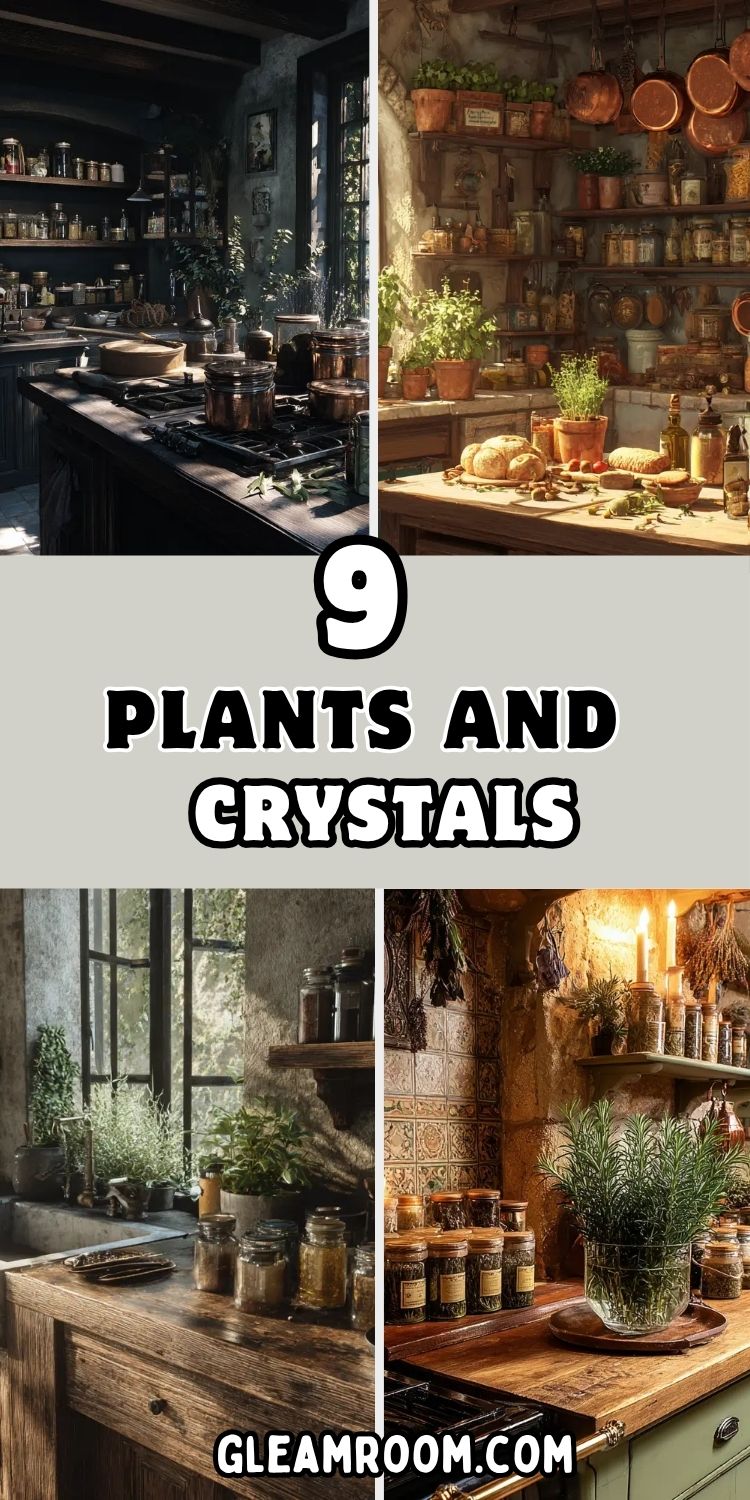 9 Plants and Crystals You Must Have in Your Witchy Kitchen