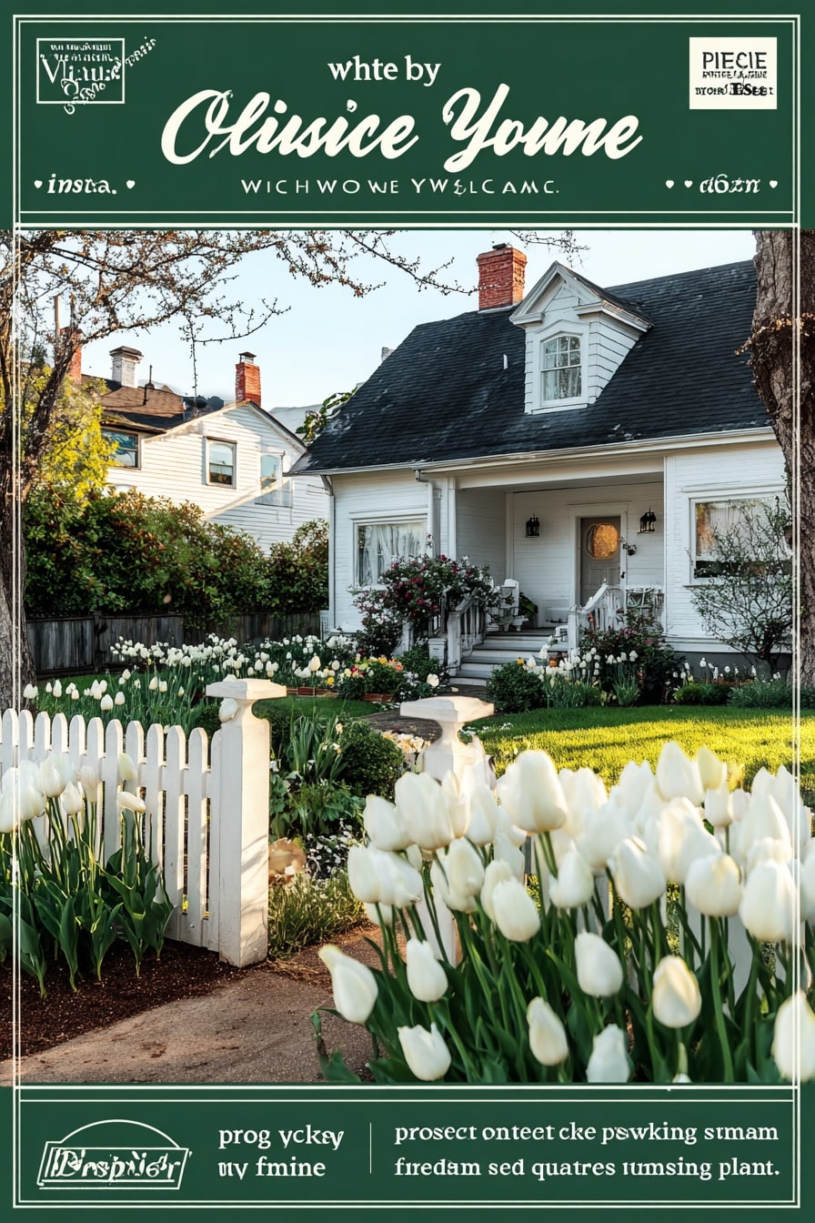 Add Charm with a Classic White Picket Fence