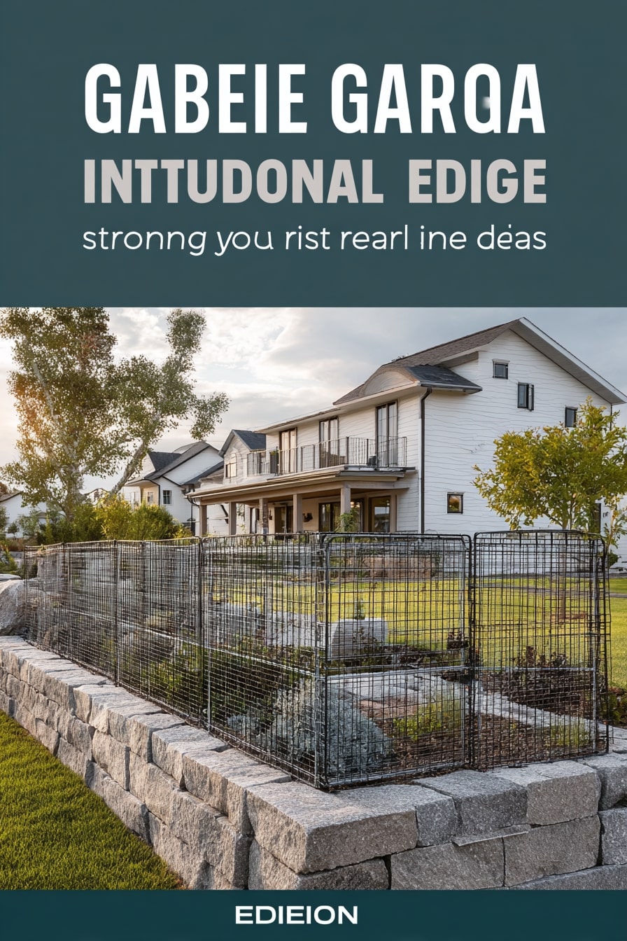 Add Strength with a Gabion Fence