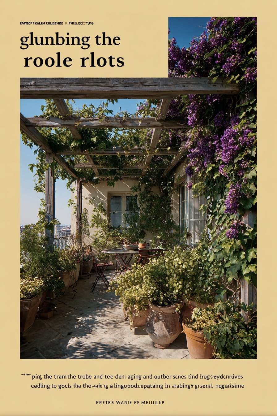 Climbing Plant Patio Roof