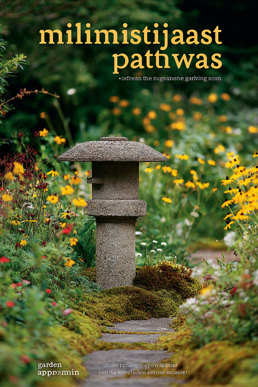 Stone Lantern with Garden Path