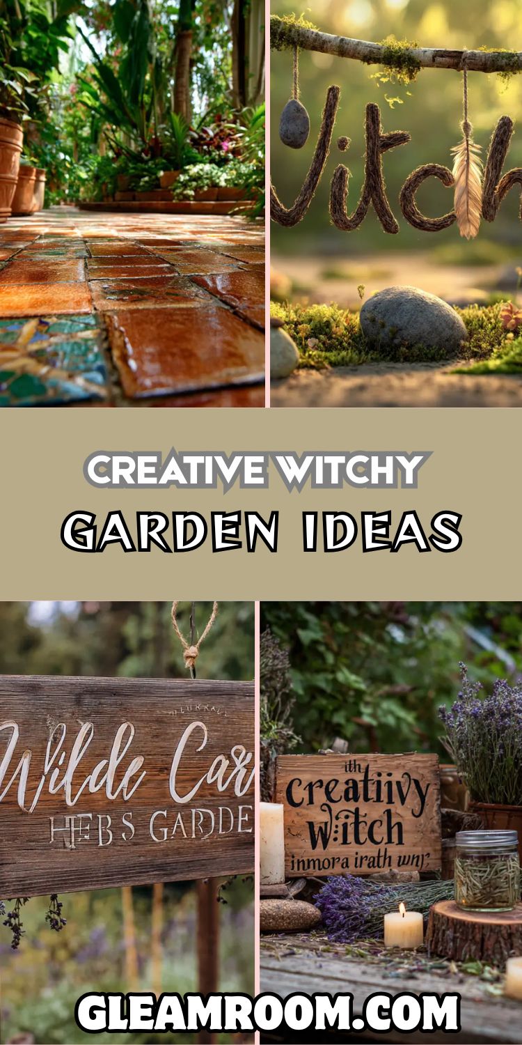 Creative Witchy Garden Ideas Using Found and Foraged Materials