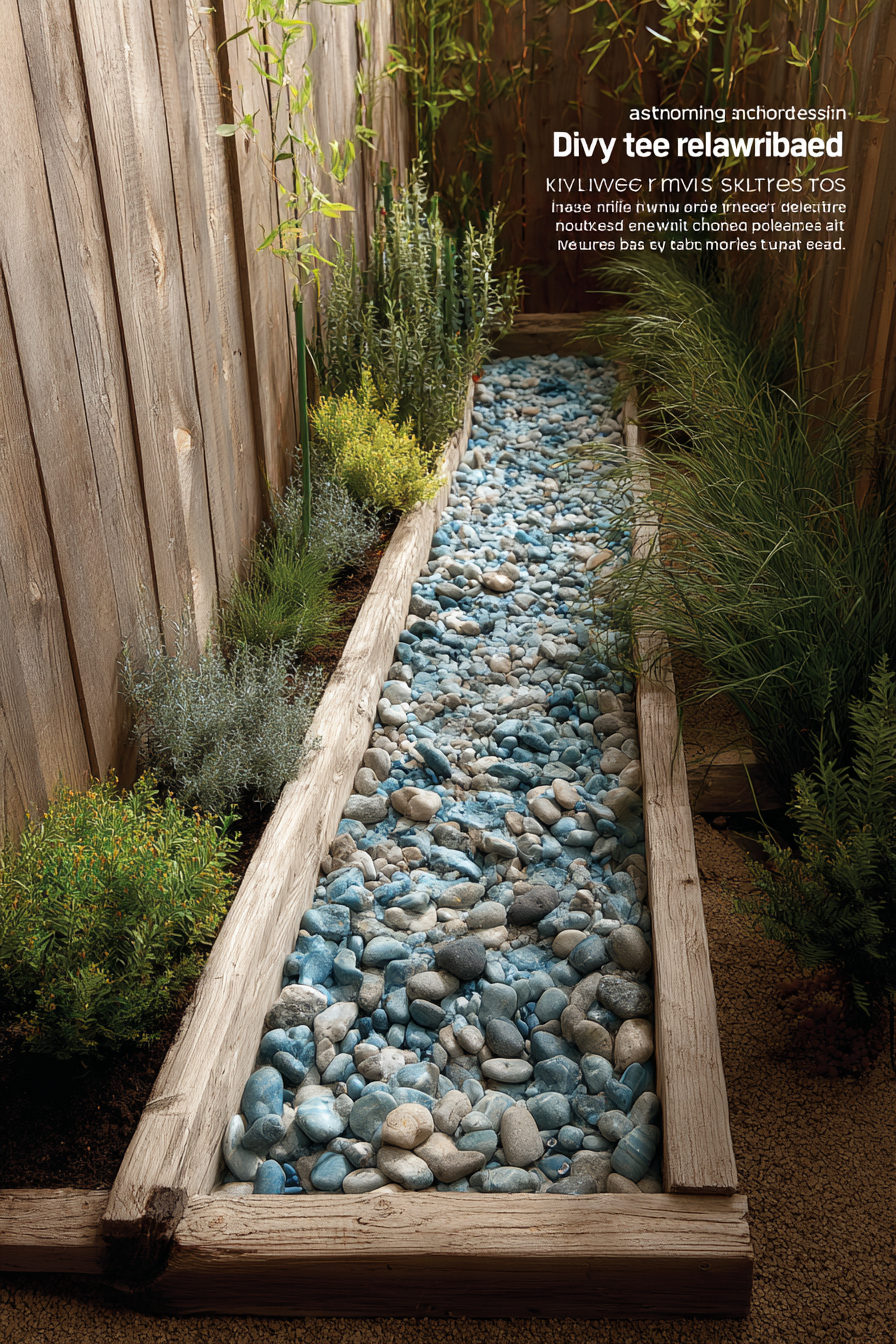 Dry Stream Bed Zen Feature