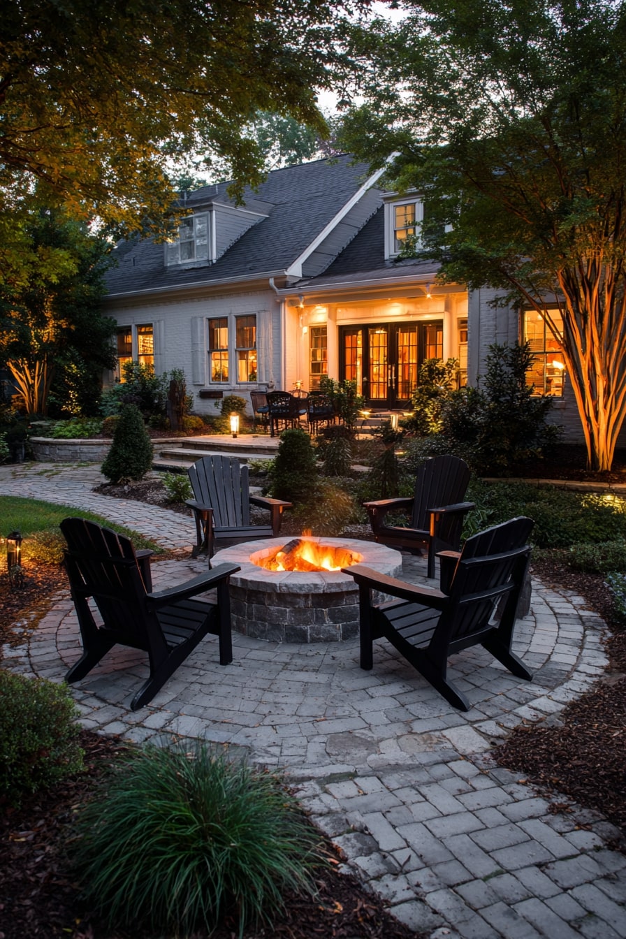 Front Yard Fire Pit for Cozy Gatherings