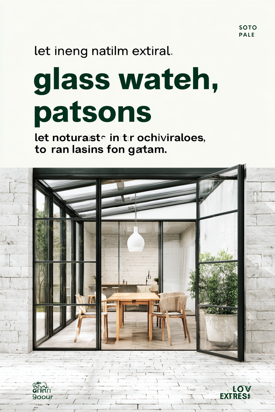 Glass Panel Patio Roof