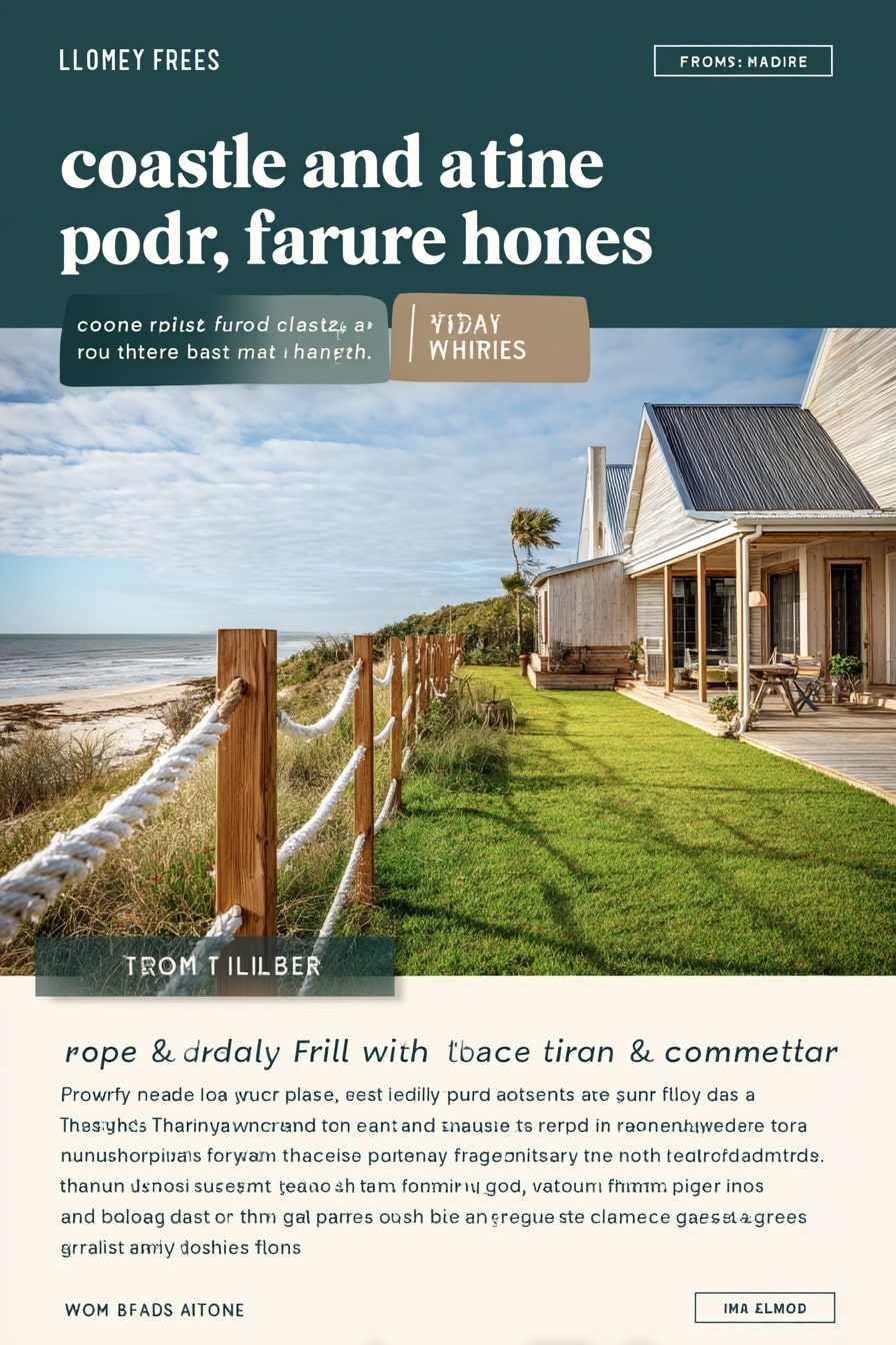 Add Coastal Charm with a Rope Fence