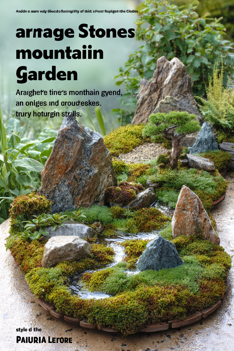 Miniature Mountain Rock Garden