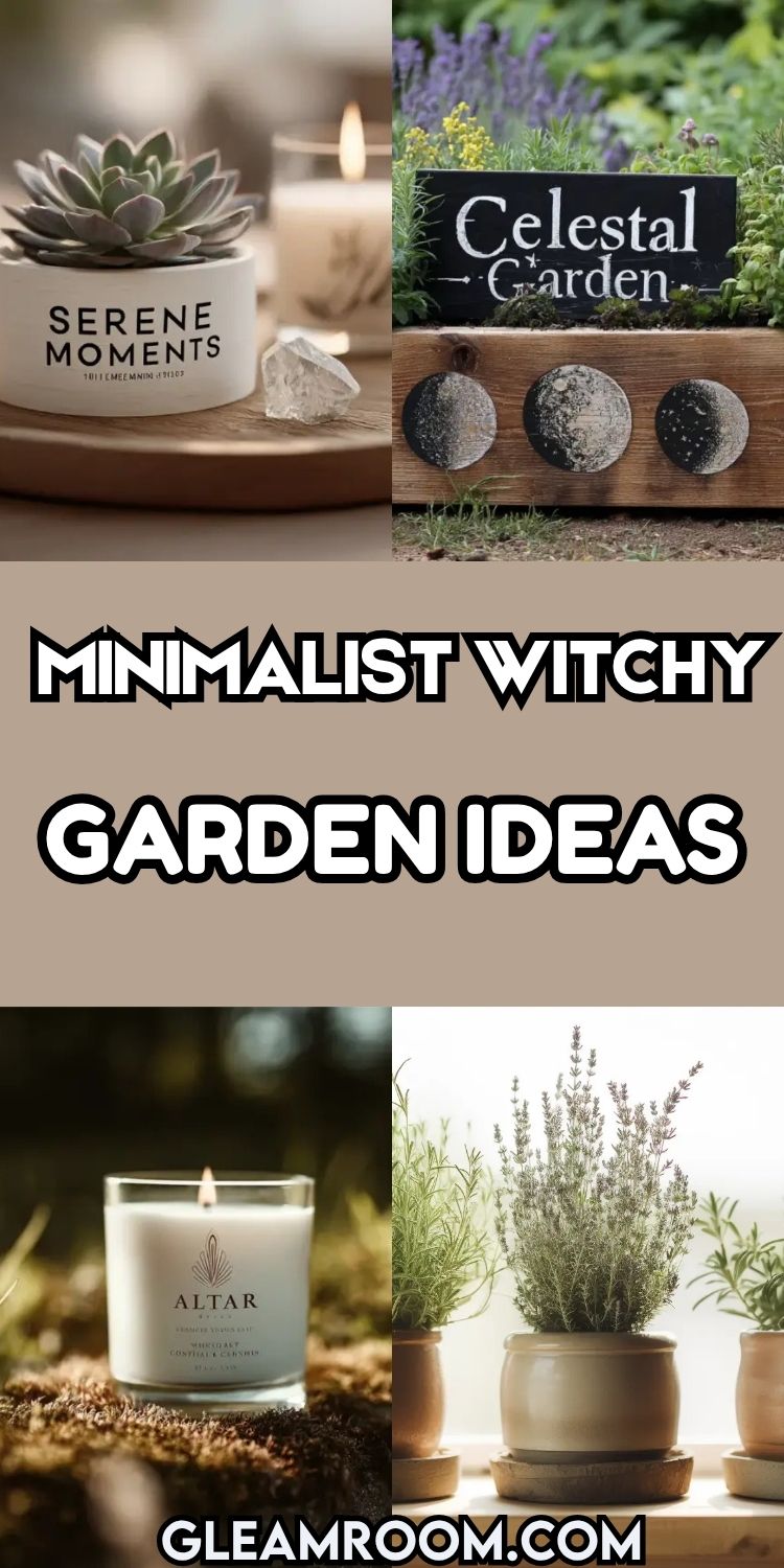 Minimalist Witchy Garden Ideas for Modern Witches