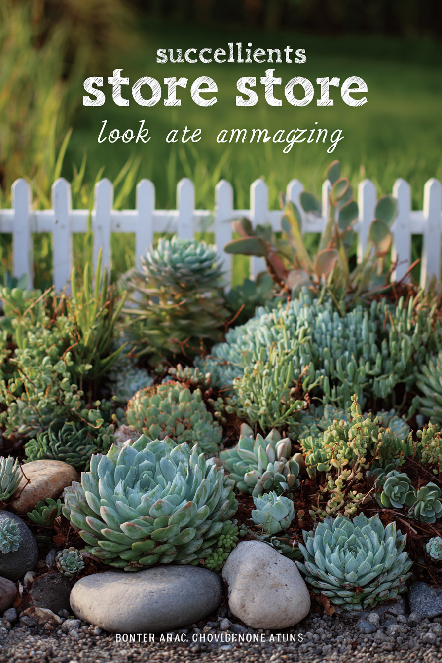 Plant a Mix of Succulents