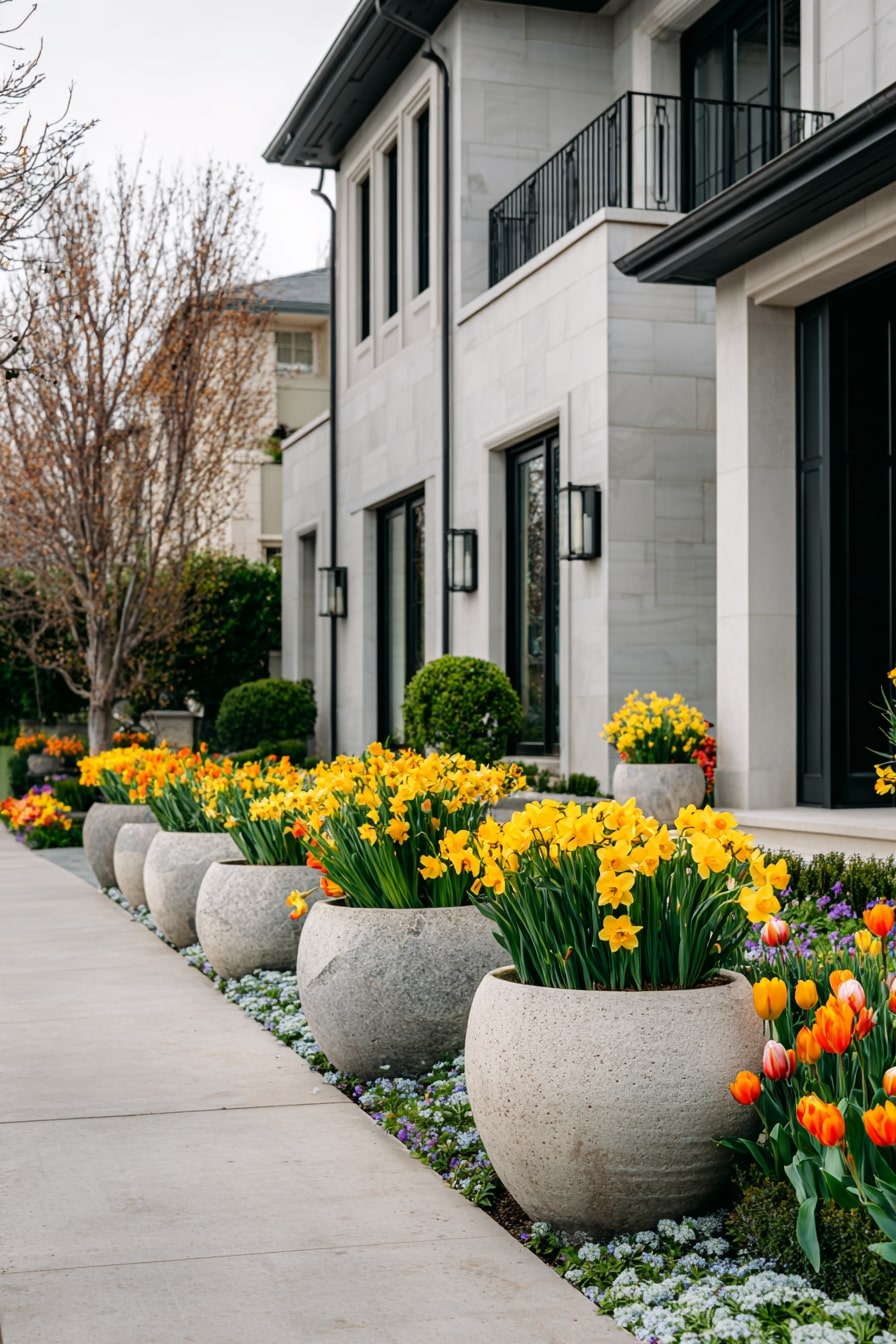 Seasonal Planters for a Vibrant Front Yard