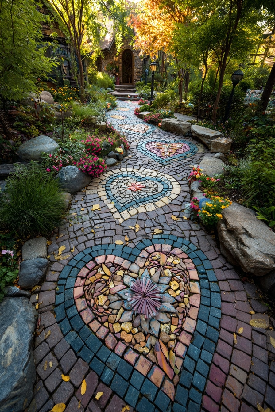 Add Charm with Stone Mosaic Accents