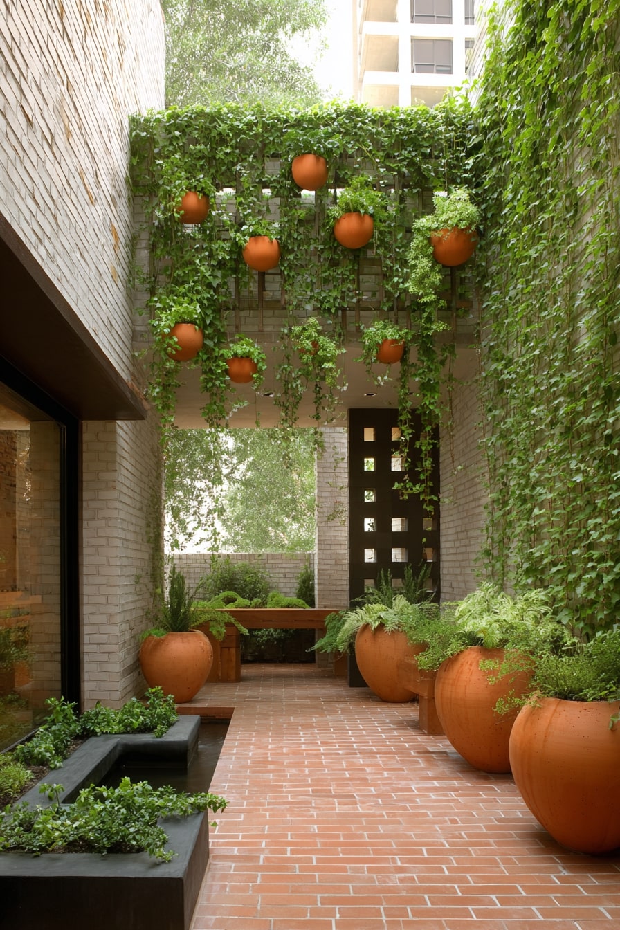 Vertical Garden Accents for Front Yard Elegance