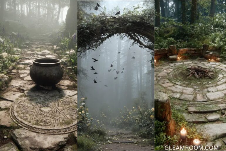 Witchy Garden Ideas Inspired by Forest Witch Traditions