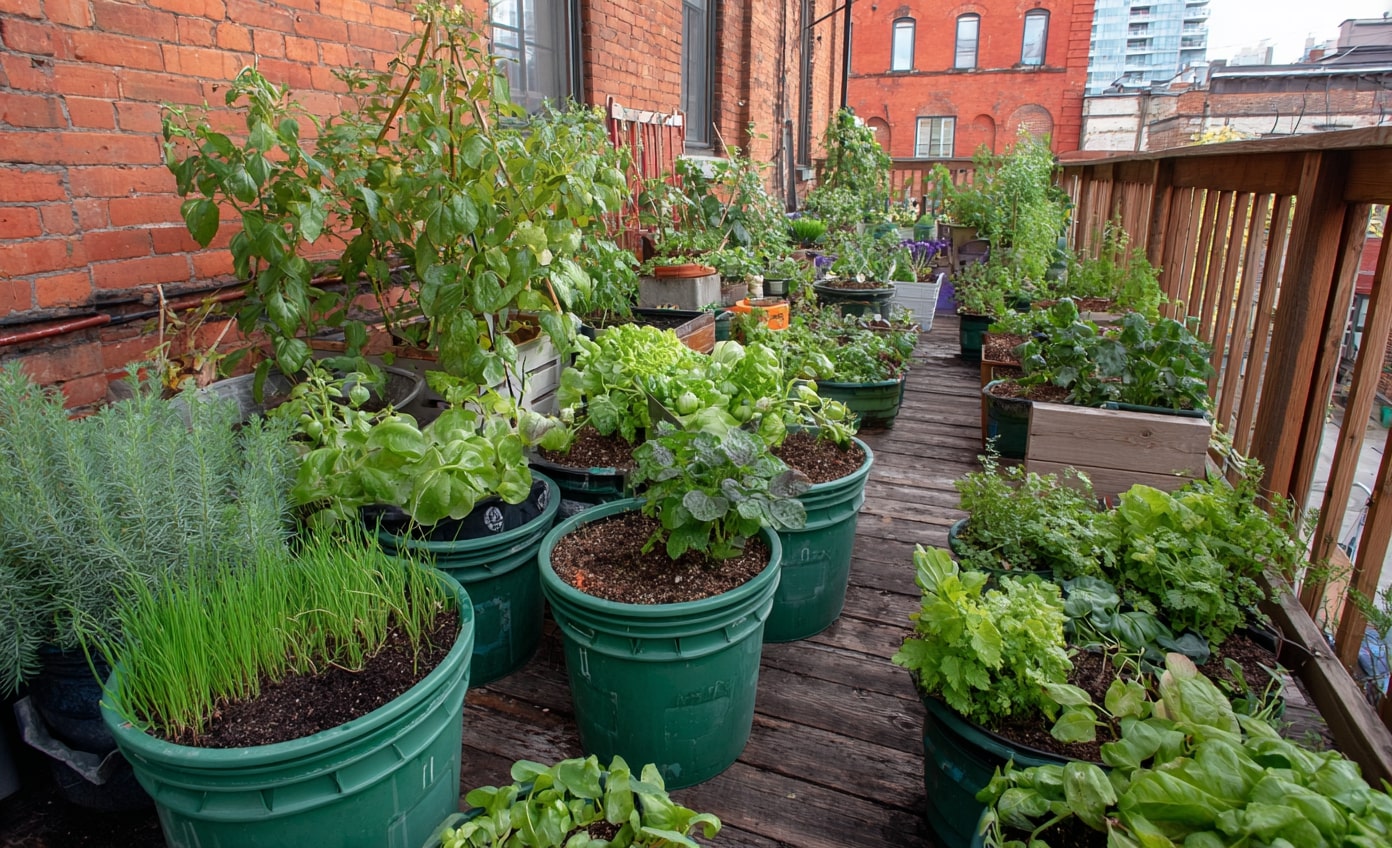 Companion Planting Thriving in Urban Container Gardens