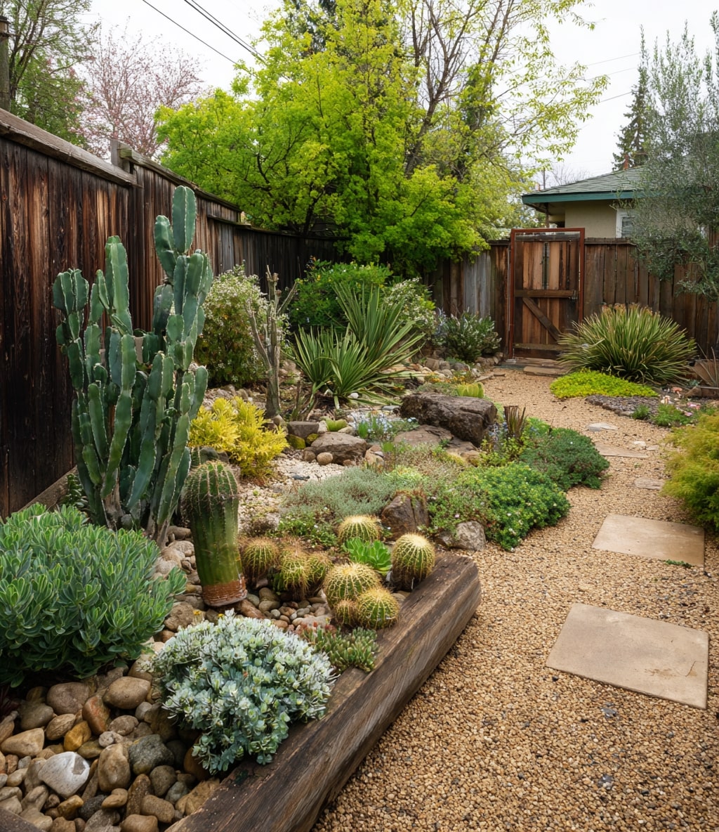 Desert-Inspired Backyard Garden
