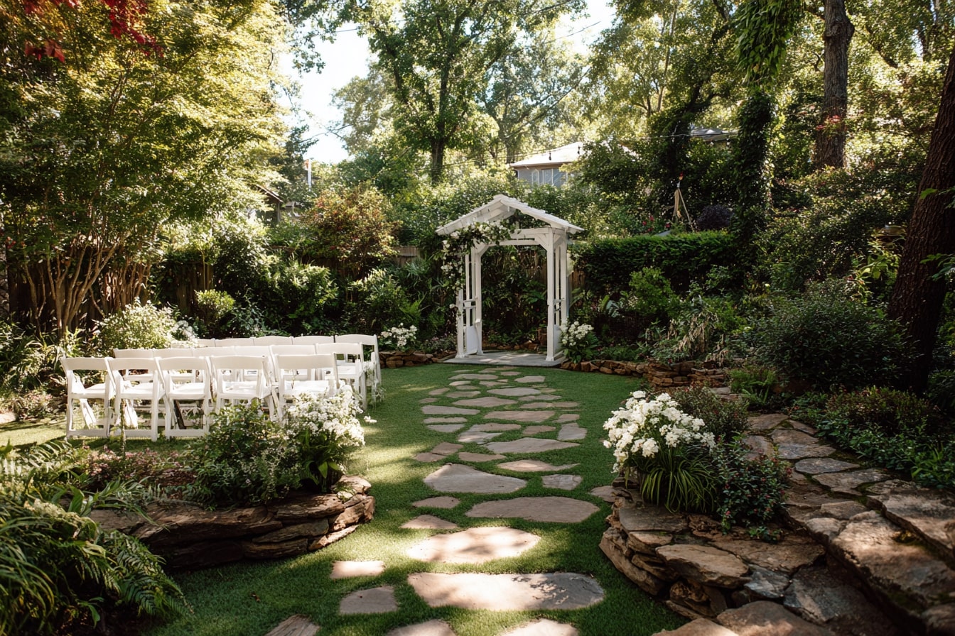 Garden Arbor Pathway