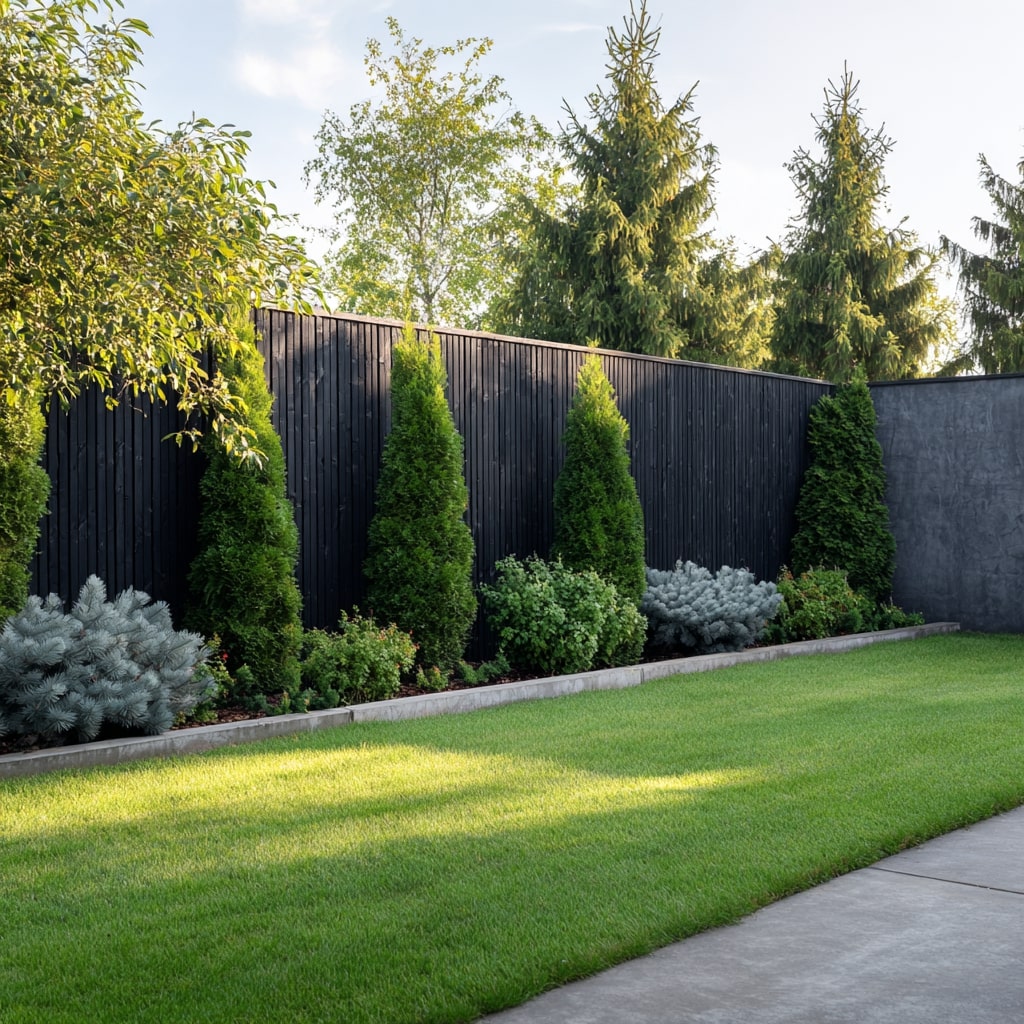 Sleek Privacy Garden