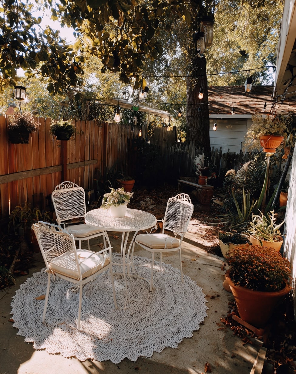 Cozy Outdoor Dining Nook