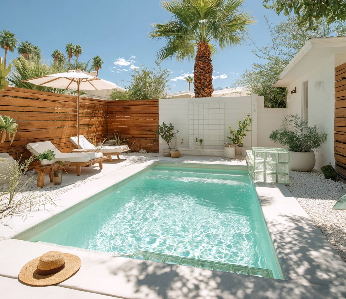 Relaxing Poolside Escape